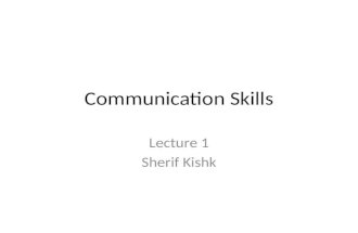 Communication Skills introduction