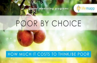 You Can't Afford to Think Poor