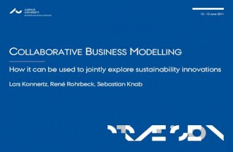 Collaborative business modeling to explore new business fields