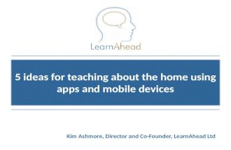 5 ideas for teaching about the home using apps and mobile devices