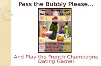 The Champagne Dating Game IMCP