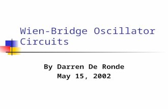 Wein Bridge Oscillators Presentation-Darren
