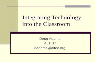 Integrating technology in the Classroom