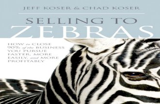 Selling To Zebras 1st Chapter
