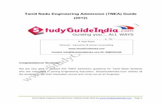 TamilNadu Engineering Admission Guide 2012