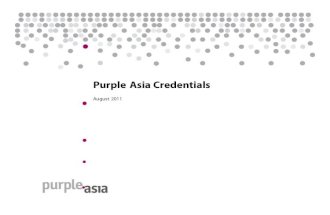 Purple Asia's Branding and Design Credentials