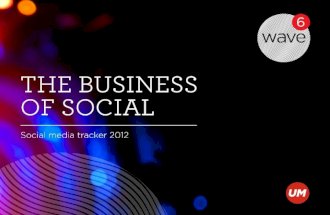 Wave 6 - The Business of Social | UM | Social Media Tracker