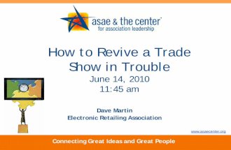 How To Revive A Trade Show In Trouble