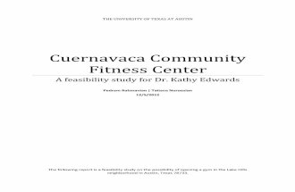 Cuernavaca fitness center final report