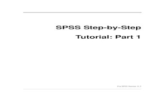 Spss tutorial 1