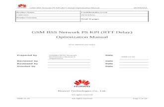 54 GSM BSS Network Performance PS KPI (RTT Delay) Optimization Manual[1].Doc
