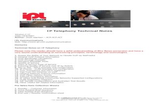 IP Telephony ebook technical notes