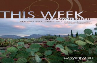 This Week at Canyon Ranch