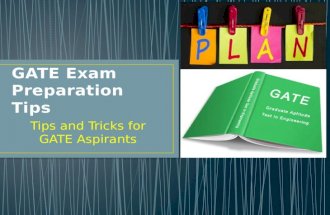 GATE Exam Preparation Tips, Tips and Tricks for GATE Aspirants
