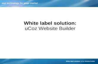 Pitch uCoz White Label