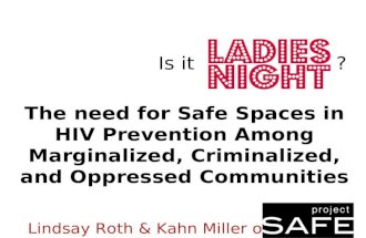 Safe spaces2012