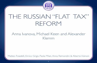 The russian flat tax reform