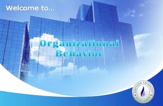 Organizational Behavior - Values, Attitude, Job Satisfaction