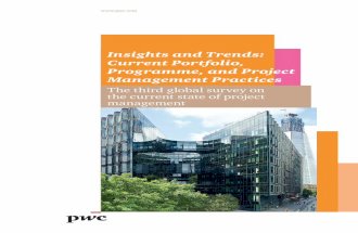 Insights and Trends:  Current Portfolio,  Programme, and Project  Management Practices