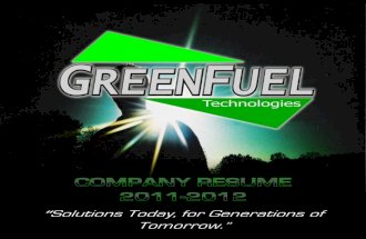 Green Fuel Digital Resume