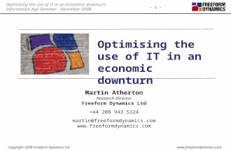 Optimising The Use Of IT