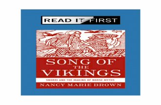 Song of the Vikings Snorri and the Making of Norse Myths
