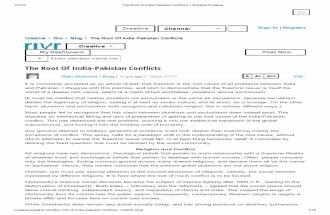 Rajiv Malhotra - The Root of India-Pakistan Conflicts