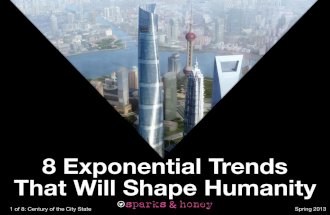 8 Exponential Trends That Will Shape Humanity: Century of the City State