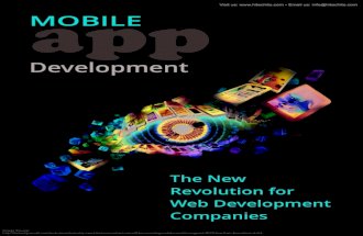 Mobile App Development - The New Revolution for Web Development Companies