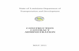 Contract Administration Manual May 2011