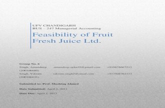 Fresh Fruit Juice Ltd