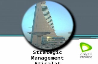 Strategic HRMEtisalat Presentation