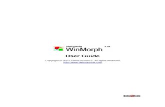 Winmorph - User Guide