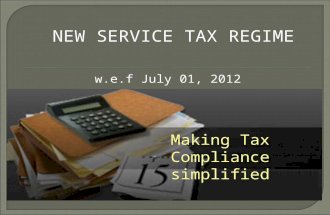 Service Tax PPT