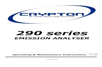 290 Series Emission Analyser