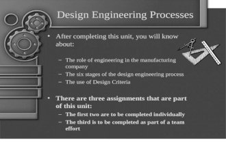 Engineering In Manufacturing