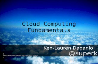 Cloud computing Fundamentals