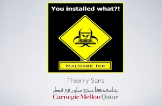You installed what  Thierry Sans