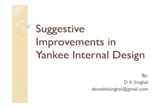 Suggestive Improvements in Yankee Internal Design
