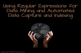 Using Regular Expressions in Document Management Data Capture and Indexing