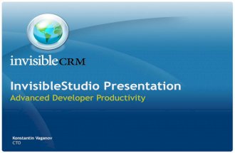 InvisibleStudio for Oracle's CRM Desktop