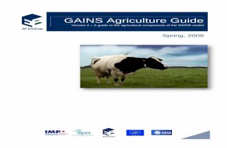 2009 Kelly work example   Modelling guidance - Agriculture sector