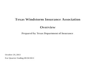 Texas Windstorm Insurance Association Overview