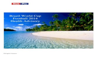 Football World Cup 2014 Health Advisory from Riskpro