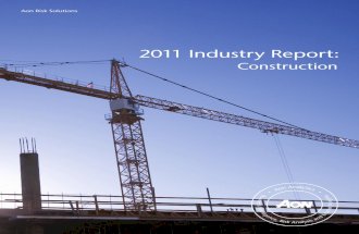 2011 Aon Industry Risk Report  - Construction
