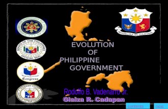 Evolution of Philippine Government