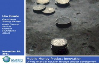 Mobile Money Product Innovation: Driving Financial Inclusion through Product Development