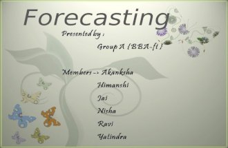Forecasting (1)