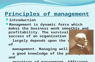 14 principles of management