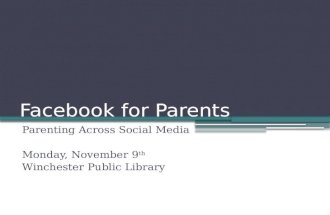 Facebook for Parents